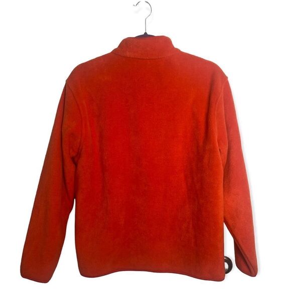 Sandra SZ M orange fleece zip up jacket - Picture 3 of 4